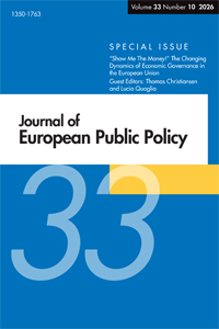 J. of European Public Policy 期刊封面