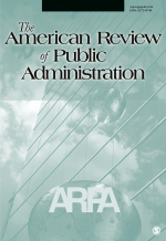 Am. Review of Public Admin 期刊封面